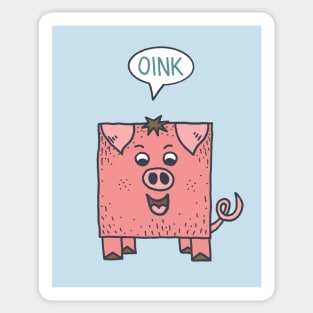 Happy Pig Sticker